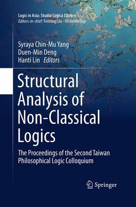 Yang / Lin / Deng |  Structural Analysis of Non-Classical Logics | Buch |  Sack Fachmedien