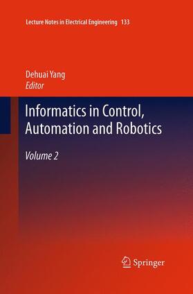 Yang |  Informatics in Control, Automation and Robotics | Buch |  Sack Fachmedien