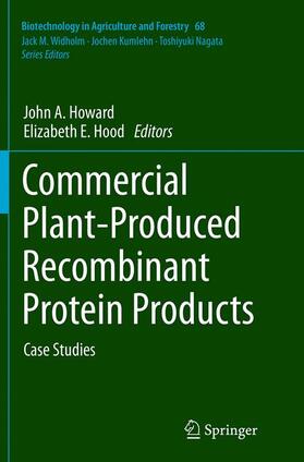 Hood / Howard |  Commercial Plant-Produced Recombinant Protein Products | Buch |  Sack Fachmedien