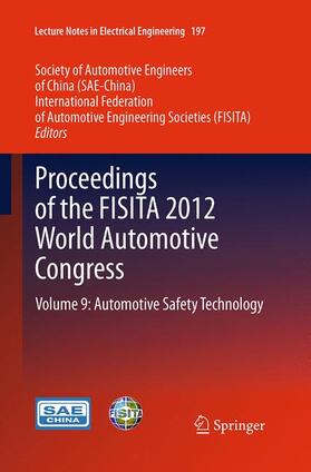 SAE-China / FISITA |  Proceedings of the FISITA 2012 World Automotive Congress | Buch |  Sack Fachmedien