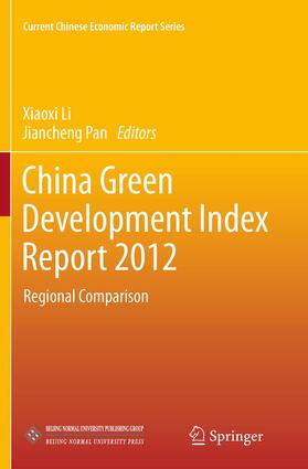Pan / Li |  China Green Development Index Report 2012 | Buch |  Sack Fachmedien