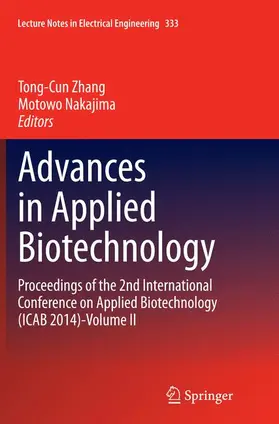 Nakajima / Zhang |  Advances in Applied Biotechnology | Buch |  Sack Fachmedien