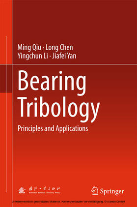 Qiu / Chen / Li |  Bearing Tribology | eBook | Sack Fachmedien