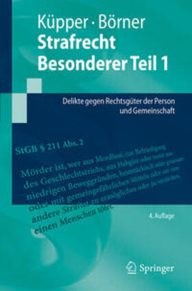 Küpper / Börner |  Strafrecht Besonderer Teil 1 | eBook | Sack Fachmedien