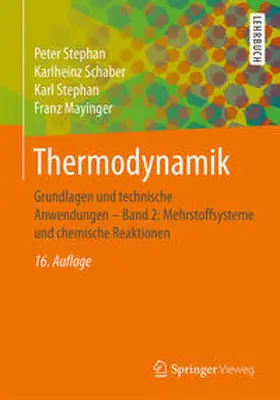 Stephan / Schaber / Mayinger |  Thermodynamik | eBook | Sack Fachmedien