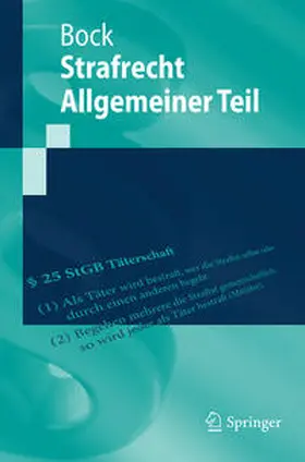 Bock |  Strafrecht Allgemeiner Teil | eBook | Sack Fachmedien