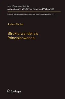 Rauber |  Strukturwandel als Prinzipienwandel | Buch |  Sack Fachmedien