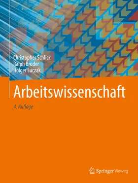 Schlick / Bruder / Luczak | Arbeitswissenschaft | E-Book | sack.de