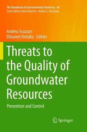 Dotsika / Scozzari |  Threats to the Quality of Groundwater Resources | Buch |  Sack Fachmedien