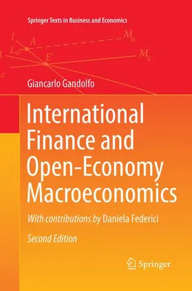 Gandolfo |  International Finance and Open-Economy Macroeconomics | Buch |  Sack Fachmedien