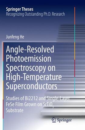 He |  Angle-Resolved Photoemission Spectroscopy on High-Temperature Superconductors | Buch |  Sack Fachmedien