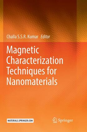 Kumar |  Magnetic Characterization Techniques for Nanomaterials | Buch |  Sack Fachmedien