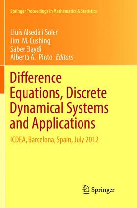 Alsedà i Soler / Pinto / Cushing |  Difference Equations, Discrete Dynamical Systems and Applications | Buch |  Sack Fachmedien