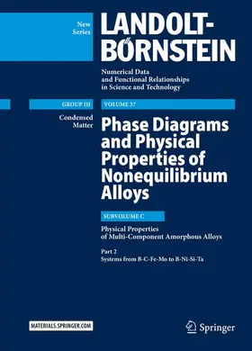 Carow-Watamura / Kawazoe / Louzguine |  Phase Diagrams and Physical Properties of Nonequilibrium Alloys | Buch |  Sack Fachmedien