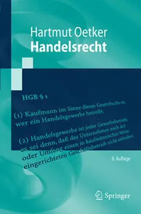 Oetker |  Handelsrecht | eBook | Sack Fachmedien