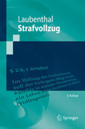 Laubenthal |  Strafvollzug | eBook | Sack Fachmedien