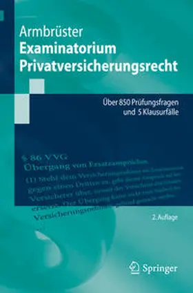 Armbrüster |  Examinatorium Privatversicherungsrecht | eBook | Sack Fachmedien