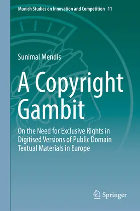 Mendis |  A Copyright Gambit | eBook | Sack Fachmedien