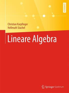 Karpfinger / Stachel |  Lineare Algebra | Buch |  Sack Fachmedien