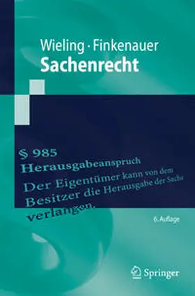 Wieling / Finkenauer |  Sachenrecht | eBook | Sack Fachmedien