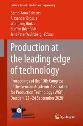 Behrens / Brosius / Hintze |  Production at the leading edge of technology | eBook | Sack Fachmedien