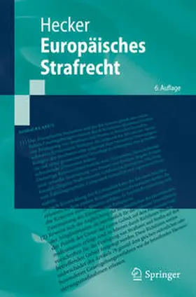 Hecker |  Europäisches Strafrecht | eBook | Sack Fachmedien