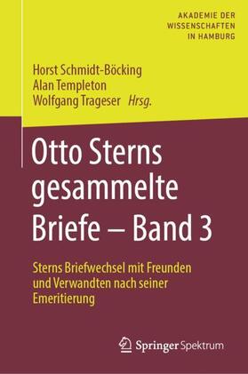 Schmidt-Böcking / Trageser / Templeton |  Otto Sterns gesammelte Briefe ¿ Band 3 | Buch |  Sack Fachmedien