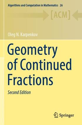 Karpenkov |  Geometry of Continued Fractions | Buch |  Sack Fachmedien