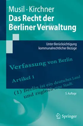 Musil / Kirchner |  Das Recht der Berliner Verwaltung | eBook | Sack Fachmedien