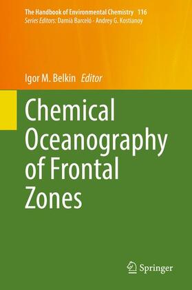 Belkin |  Chemical Oceanography of Frontal Zones | Buch |  Sack Fachmedien