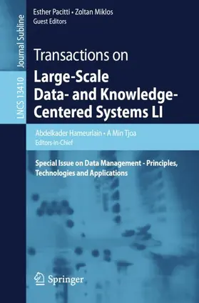 Hameurlain / Miklos / Tjoa |  Transactions on Large-Scale Data- and Knowledge-Centered Systems LI | Buch |  Sack Fachmedien