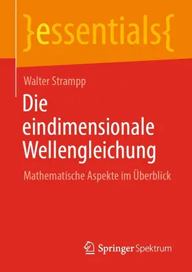 Strampp |  Die eindimensionale Wellengleichung | eBook | Sack Fachmedien