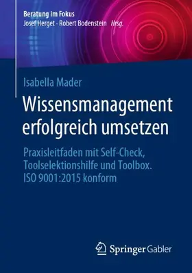 Mader |  Wissensmanagement erfolgreich umsetzen | Buch |  Sack Fachmedien