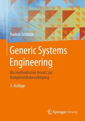 Schlüter |  Generic Systems Engineering | Buch |  Sack Fachmedien