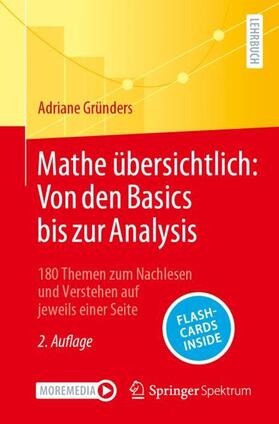 Gründers |  Mathe übersichtlich: Von den Basics bis zur Analysis | Buch |  Sack Fachmedien