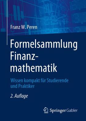 Peren |  Formelsammlung Finanzmathematik | Buch |  Sack Fachmedien