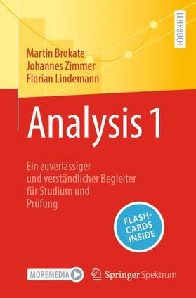 Brokate / Lindemann / Zimmer |  Analysis 1 | Buch |  Sack Fachmedien