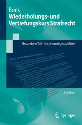 Bock |  Wiederholungs- und Vertiefungskurs Strafrecht | eBook | Sack Fachmedien