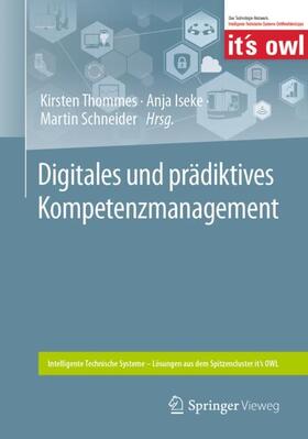 Thommes / Iseke / Schneider |  Digitales und prädiktives Kompetenzmanagement | Buch |  Sack Fachmedien