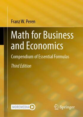 Peren |  Math for Business and Economics | Buch |  Sack Fachmedien