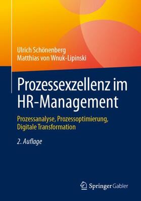 von Wnuk-Lipinski / Schönenberg |  Prozessexzellenz im HR-Management | Buch |  Sack Fachmedien