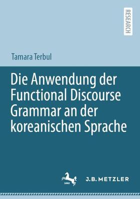 Terbul |  Die Anwendung der Functional Discourse Grammar an der koreanischen Sprache | Buch |  Sack Fachmedien