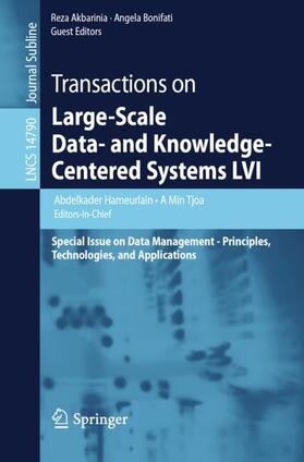 Hameurlain / Bonifati / Tjoa |  Transactions on Large-Scale Data- and Knowledge-Centered Systems LVI | Buch |  Sack Fachmedien