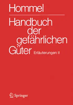 Holzhäuser |  Handbuch der gefährlichen Güter. Erläuterungen II | Buch |  Sack Fachmedien