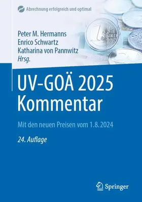 Hermanns / von Pannwitz / Schwartz |  UV-GOÄ 2025 Kommentar | Buch |  Sack Fachmedien