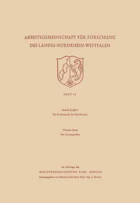 Seyffert | Die Problematik der Distribution / Der Leistungslohn | Buch | 978-3-663-00295-6 | sack.de