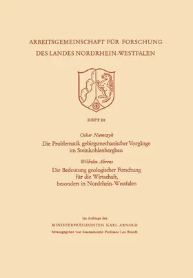 Niemczyk |  Die Problematik gebirgsmechanischer Vorgänge im Steinkohlenbergbau | Buch |  Sack Fachmedien