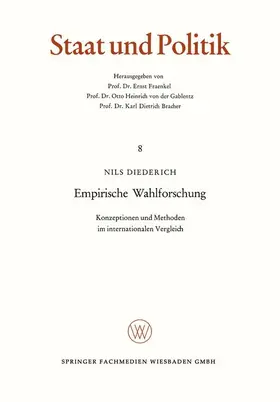 Diederich |  Empirische Wahlforschung | Buch |  Sack Fachmedien