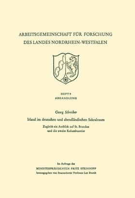 Schreiber |  Irland im deutschen und abendländischen Sakralraum | Buch |  Sack Fachmedien
