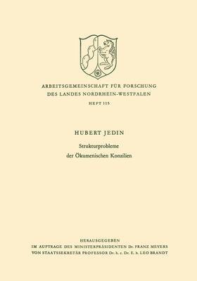 Jedin |  Strukturprobleme der Ökumenischen Konzilien | Buch |  Sack Fachmedien